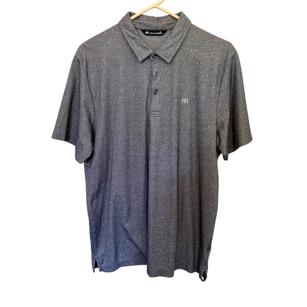Golf Shirt Travis Matthew XL Polkadot Pattern